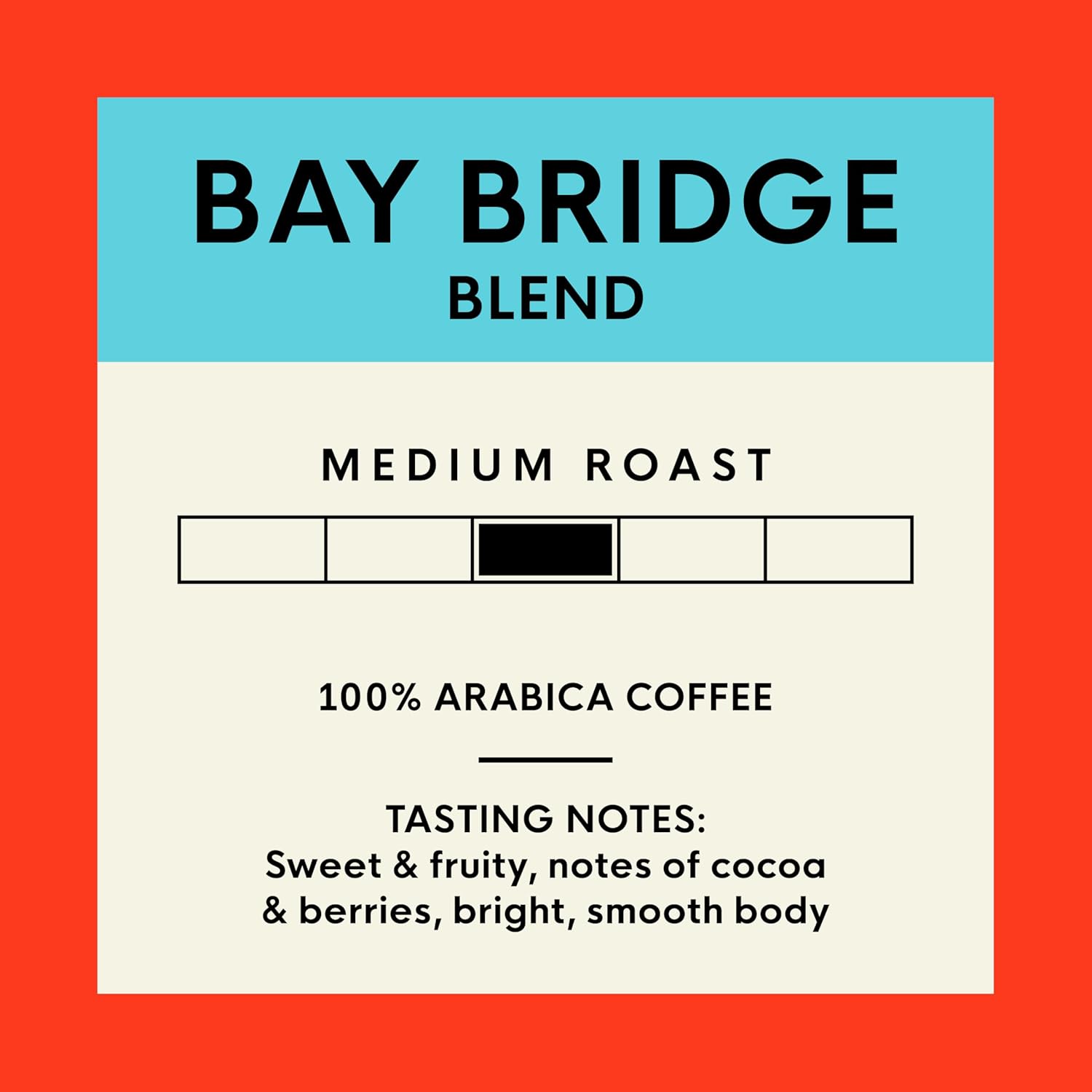 San Francisco Bay Ground Coffee, Bay Bridge Blend (28 oz Bag), Medium Roast Coffee