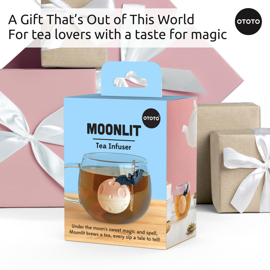 Cute Tea Infuser by OTOTO - Loose Leaf Tea Steeper, Tea Accessories, Tea Diffusers, Tea Infuser for Loose Leaf Tea, Tea Strainers, Cute Gifts, Tea Gift Set, Kitchen Gifts, Cooking Gadgets