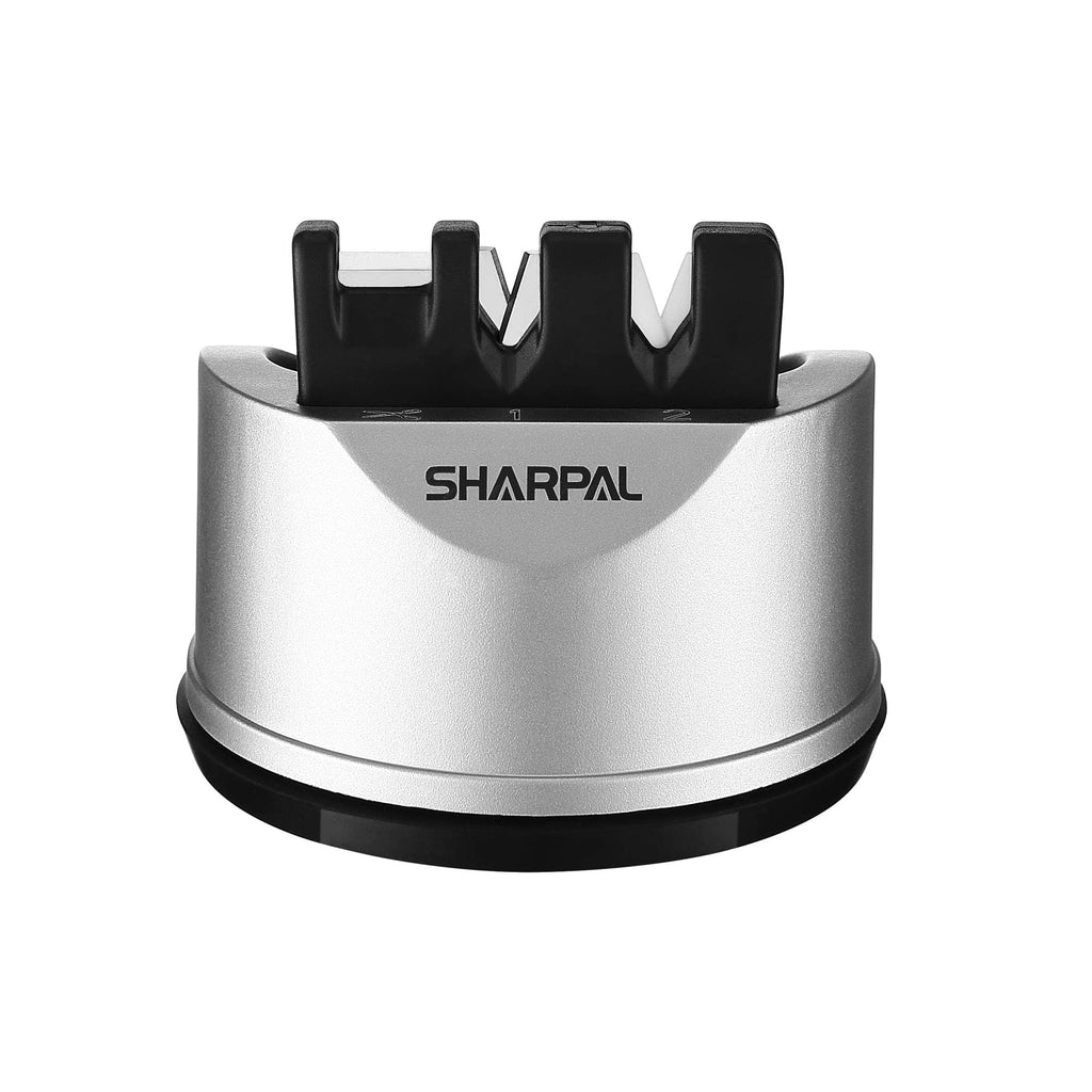 SHARPAL 191H Knife Scissors Sharpener | Repairs, Restores & Sharpens Straight, Serrated & Kitchen Knives – Versatile Sharpening Tool for Blades