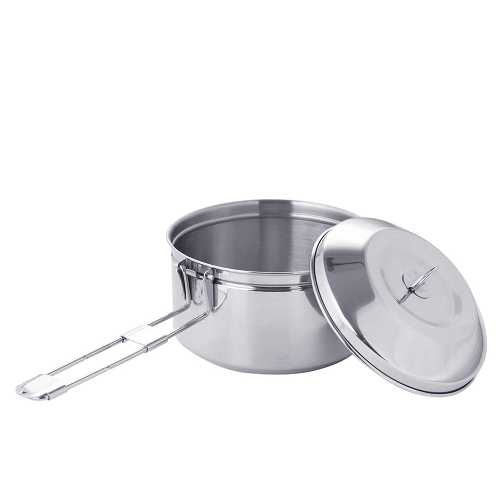Fire-Maple Antarcti Portable 1.2 Liter Lightweight Stainless Steel Camping Kettle | Durable and Portable Camp Tea Pot | Ideal for Bushcraft and Outdoor Campfire Use