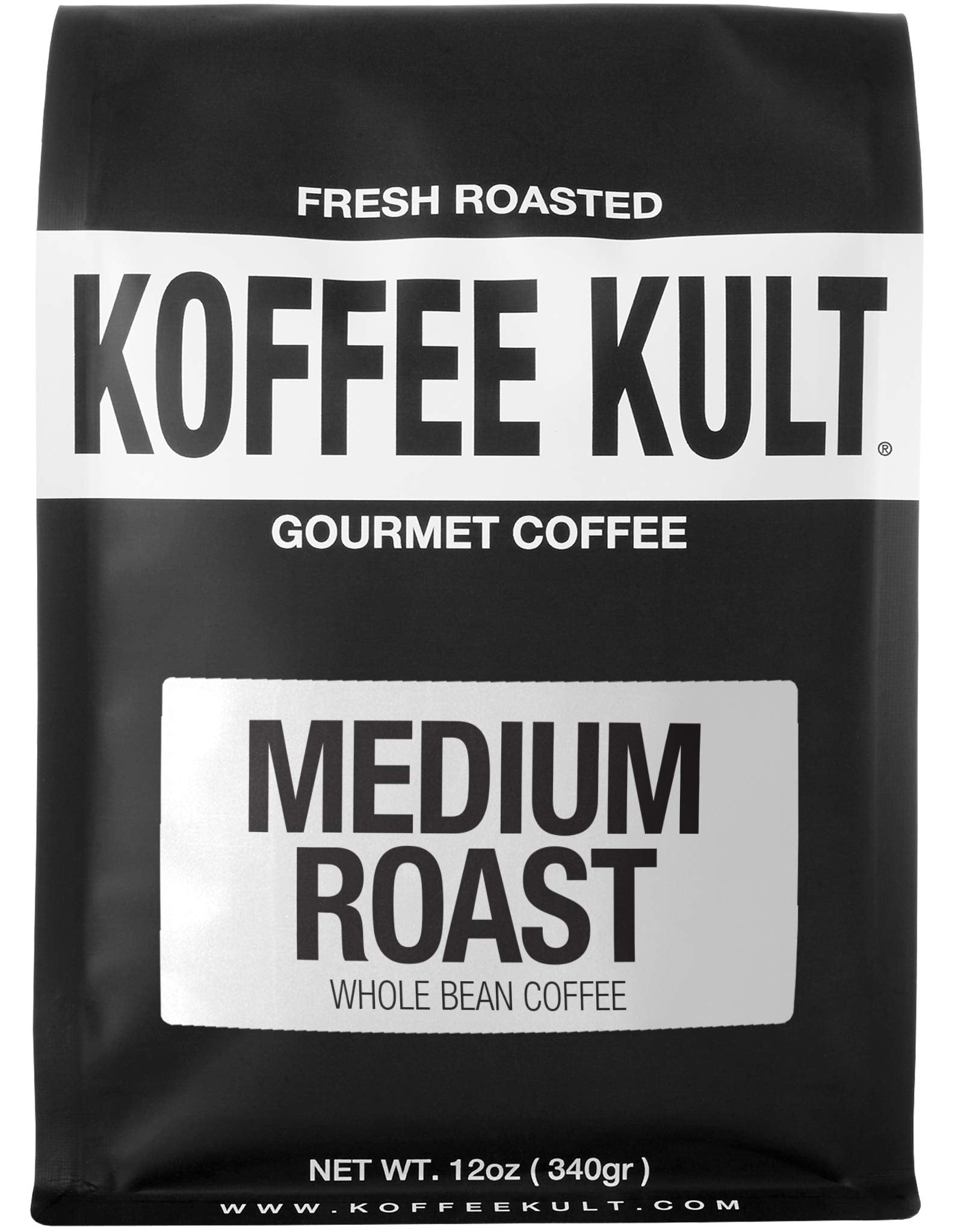 Koffee Kult Koffee Kult Medium Roast Smooth and Flavorful Medium Roast Coffee Beans- Perfect for a Relaxing Cup Anytime (Medium Roast, 32oz)