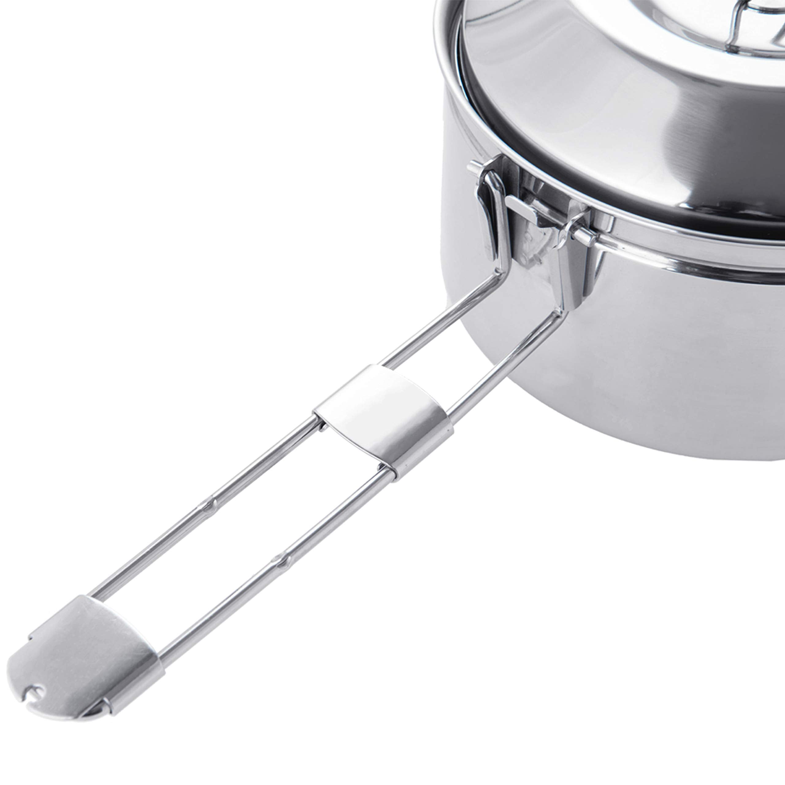 Fire-Maple Antarcti Portable 1.2 Liter Lightweight Stainless Steel Camping Kettle | Durable and Portable Camp Tea Pot | Ideal for Bushcraft and Outdoor Campfire Use