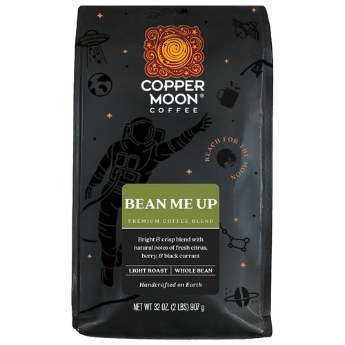 Copper Moon Medium Roast Whole Bean Coffee, Stargazer Blend, 2 Lb