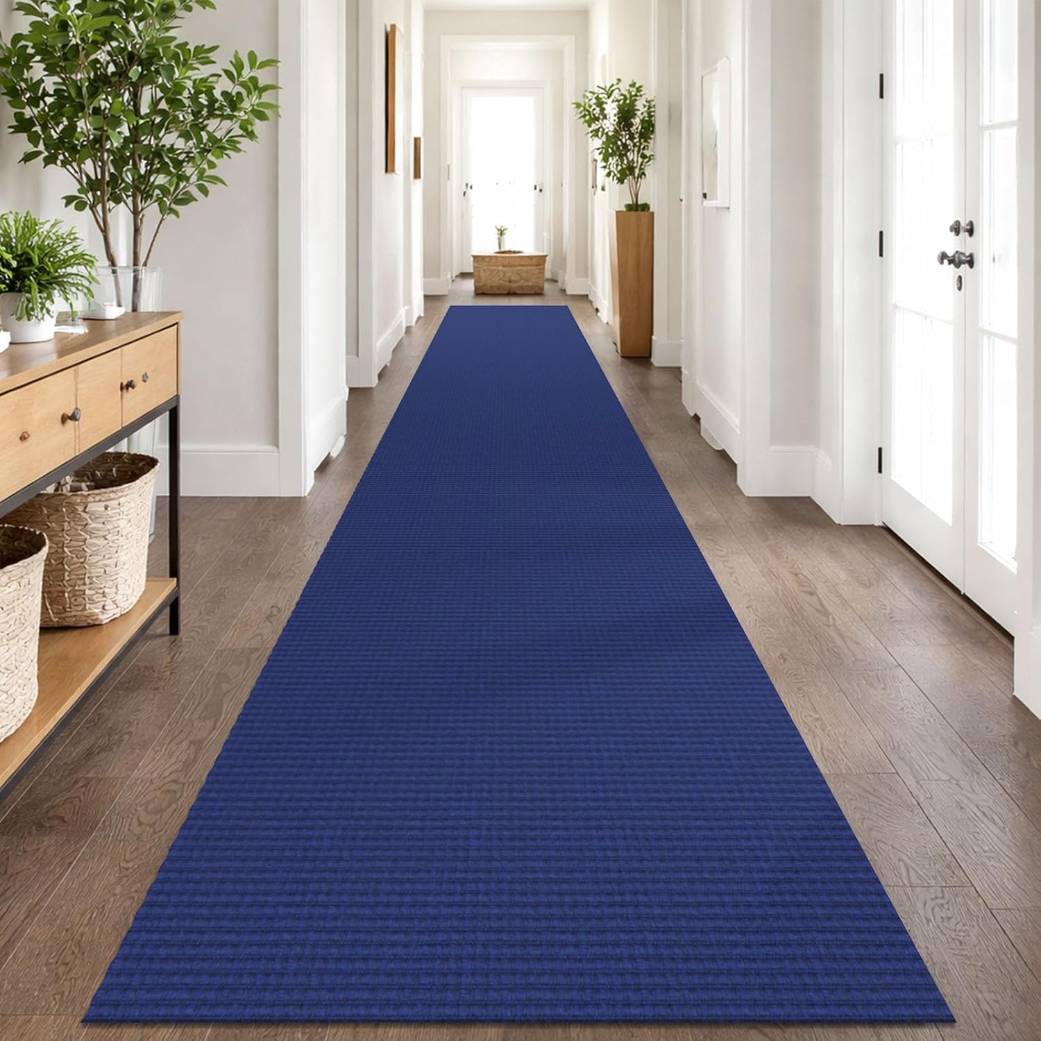 IOHOUZE Small Area Rug 2x3 Washable Woven Rugs for Entryway Non Slip Rubber Backed Kitchen Rugs Indoor Outdoor Doormat Throw Rug Floor Carpet for Entrance Front Door, Orange/Tan/Brown