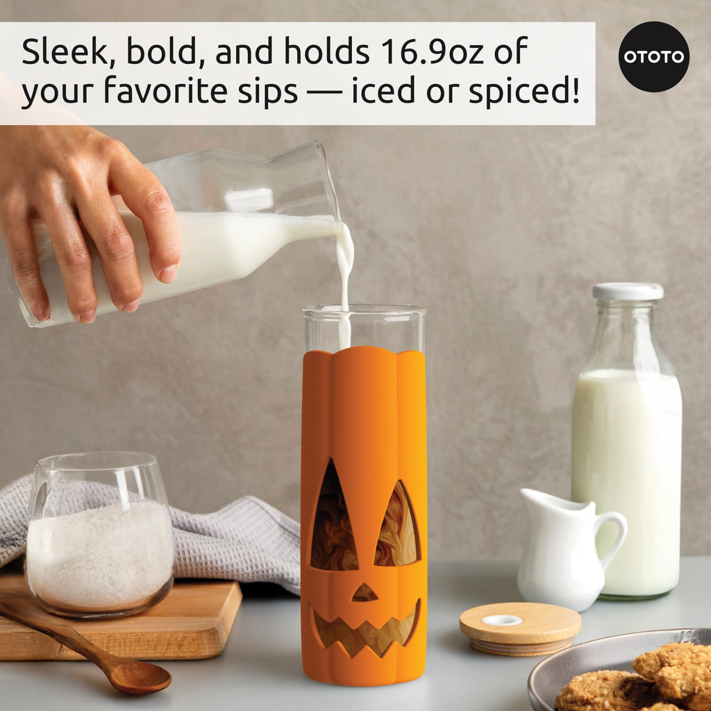 OTOTO Spooky Bootle - Halloween, Halloween Tumbler, Accessories, Insulated Water Bottle, Stainless Steel, Cute Water Bottle, Leak Proof Water Bottles, Spooky, Witchy, Goth Gifts, 18oz.