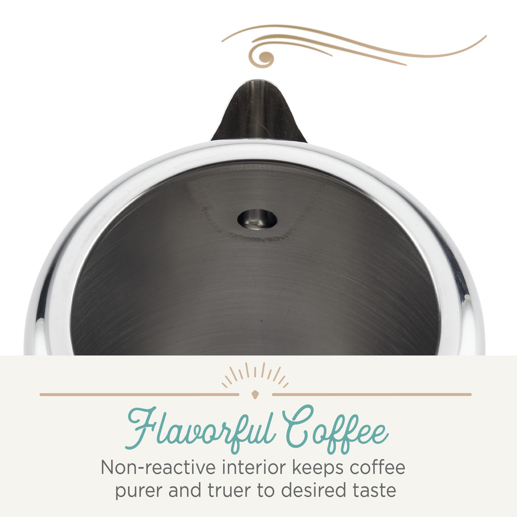 Farberware Classic Yosemite Stainless Steel Coffee Percolator - 8 Cup, Silver