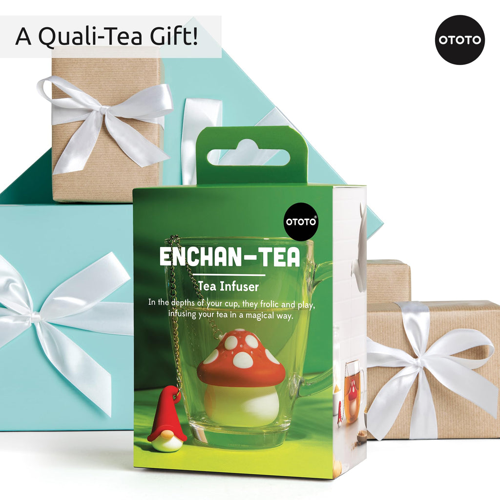 Cute Tea Infuser by OTOTO - Loose Leaf Tea Steeper, Tea Accessories, Tea Diffusers, Tea Infuser for Loose Leaf Tea, Tea Strainers, Cute Gifts, Tea Gift Set, Kitchen Gifts, Cooking Gadgets