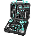 DEKOPRO Tool Set：Tool Kit with 8V Cordless Drill,Tool Box with Drill,Hand Drill Set for Men & Women,Home Tool Kits for House Repair,Handyman,DIY 126 Piece