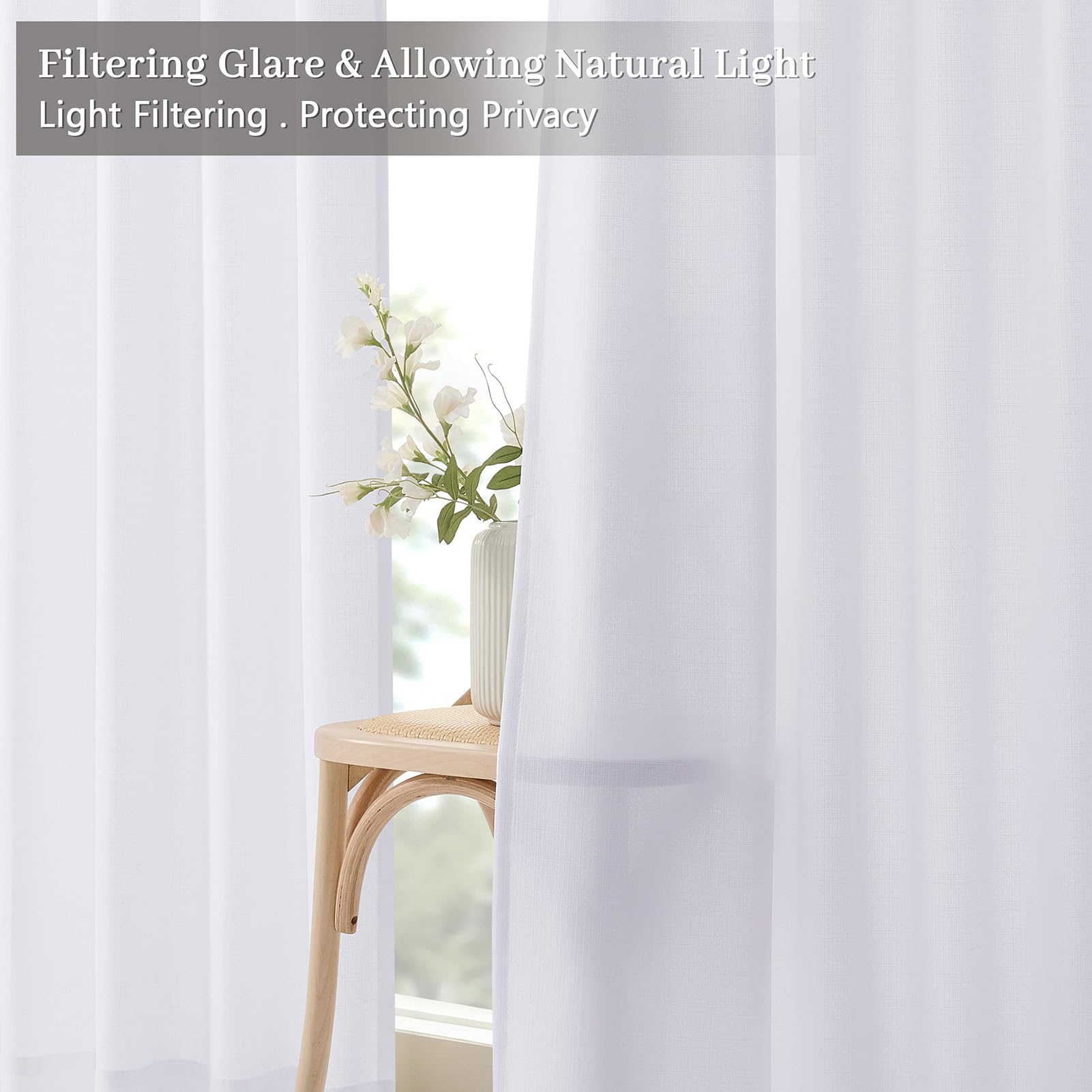 Pinch Pleated Linen Curtains 96 Inches Extra Long Olive Green Drapes, Thick Linen Light Filtering Memory Trained Pleat Curtain for Living Room and Bedroom Privacy 2 Panels Texture with Back Tab