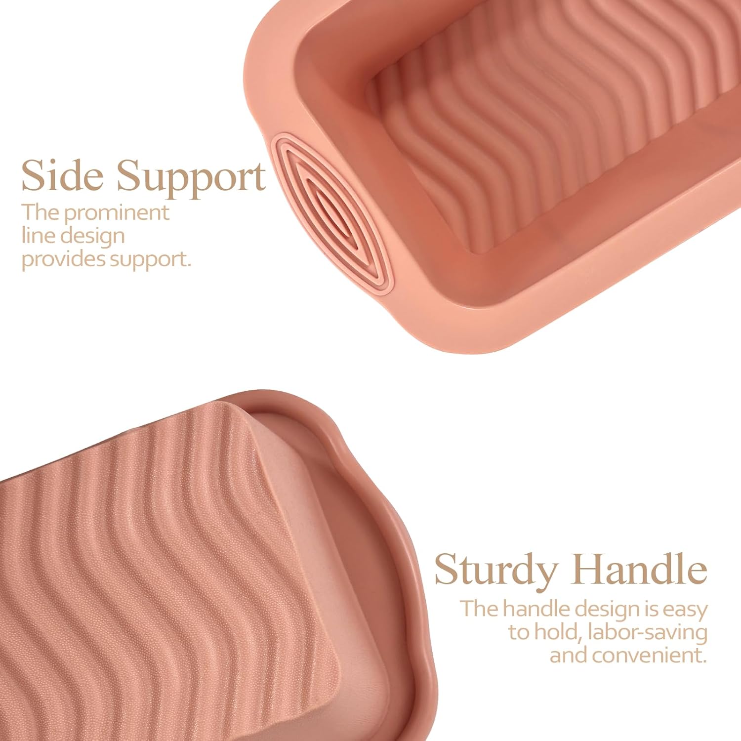 Silicone Sourdough Bread Sling Mat + Loaf Pan Set, Non-Stick, Easy Clean & Release, Round & Rectangular, 2 Pack