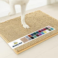 Muddy Mat® | Super Absorbent Door Mat Indoor, Microfiber Quick Dry Chenille Entryway Rug, Non-Slip Front Door Mat, Indoor Mats for Entryway, Machine Washable Pet Rug, Grey 30"x19"