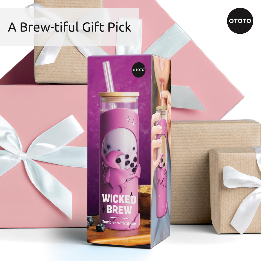 OTOTO Spooky Bootle - Halloween, Halloween Tumbler, Accessories, Insulated Water Bottle, Stainless Steel, Cute Water Bottle, Leak Proof Water Bottles, Spooky, Witchy, Goth Gifts, 18oz.