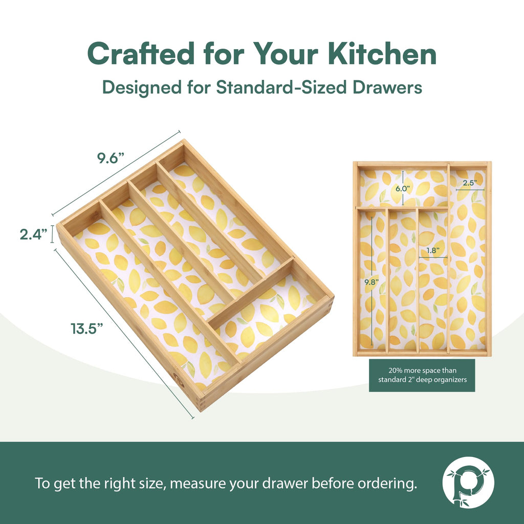 Silverware Organizer - Expandable Kitchen Drawer Organizer - Adjustable Kitchen Drawer Organizer for Utensils, Expandable to 22 Inches Wide, 10 Compartments, Silverware Tray for Drawer