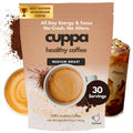 Cuppa Medium Roast Mushroom Coffee with Adaptogens & Superfoods - Lion’s Mane, Ashwagandha & Cordyceps. Adaptogens + MCT to support natural energy, mental focus & gut health (30 Servings)