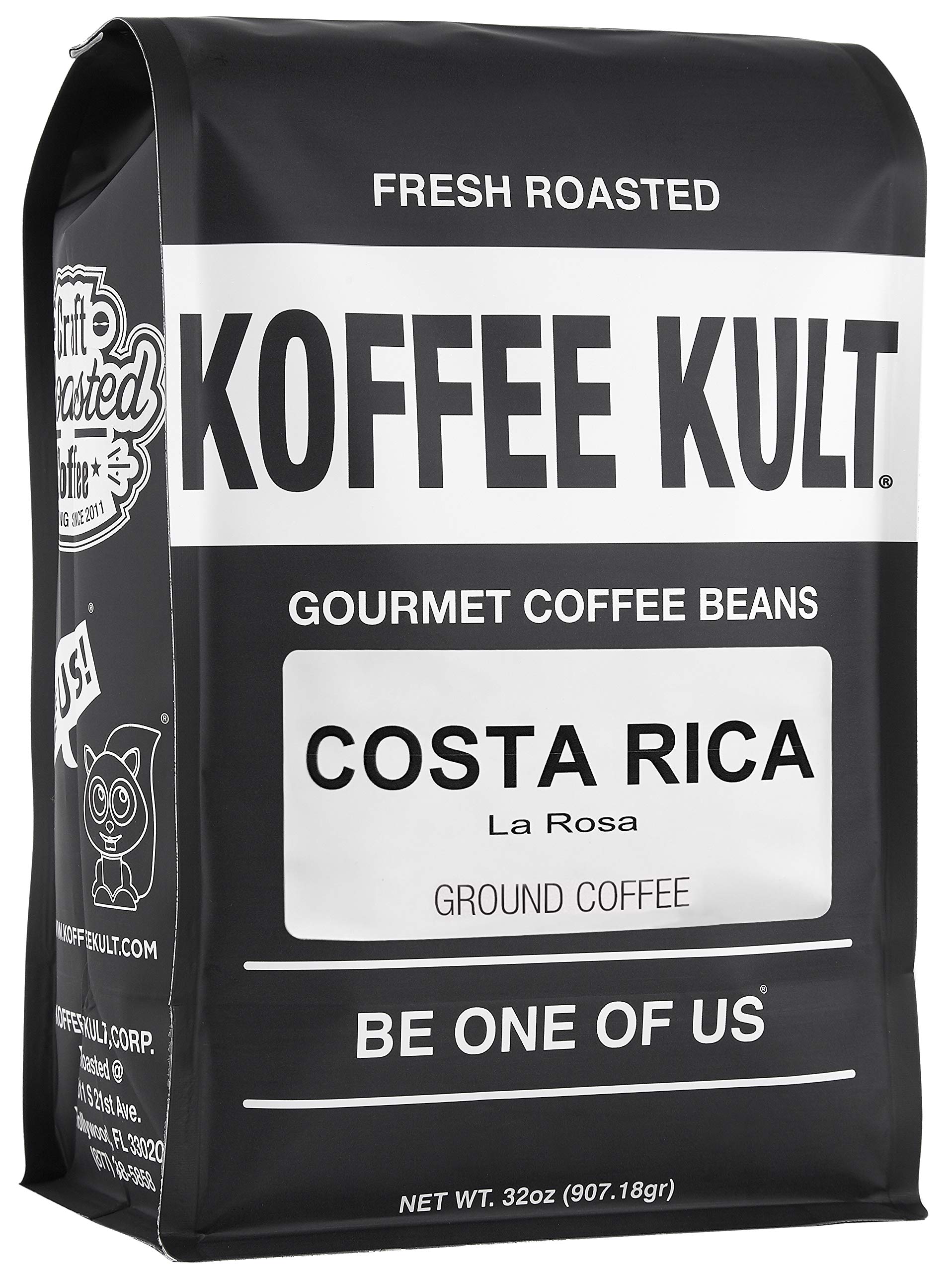 Koffee Kult Koffee Kult Medium Roast Smooth and Flavorful Ground Coffee - Perfect for a Relaxing Cup Anytime (Medium Roast, 32oz)