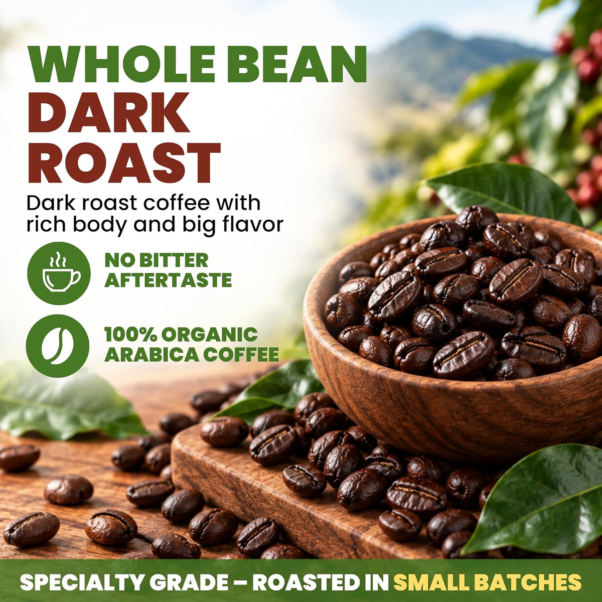 Java Planet Low Acid Organic Espresso Whole Bean Coffee 16oz