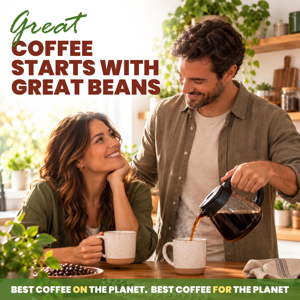 Java Planet Low Acid Organic Espresso Whole Bean Coffee 16oz