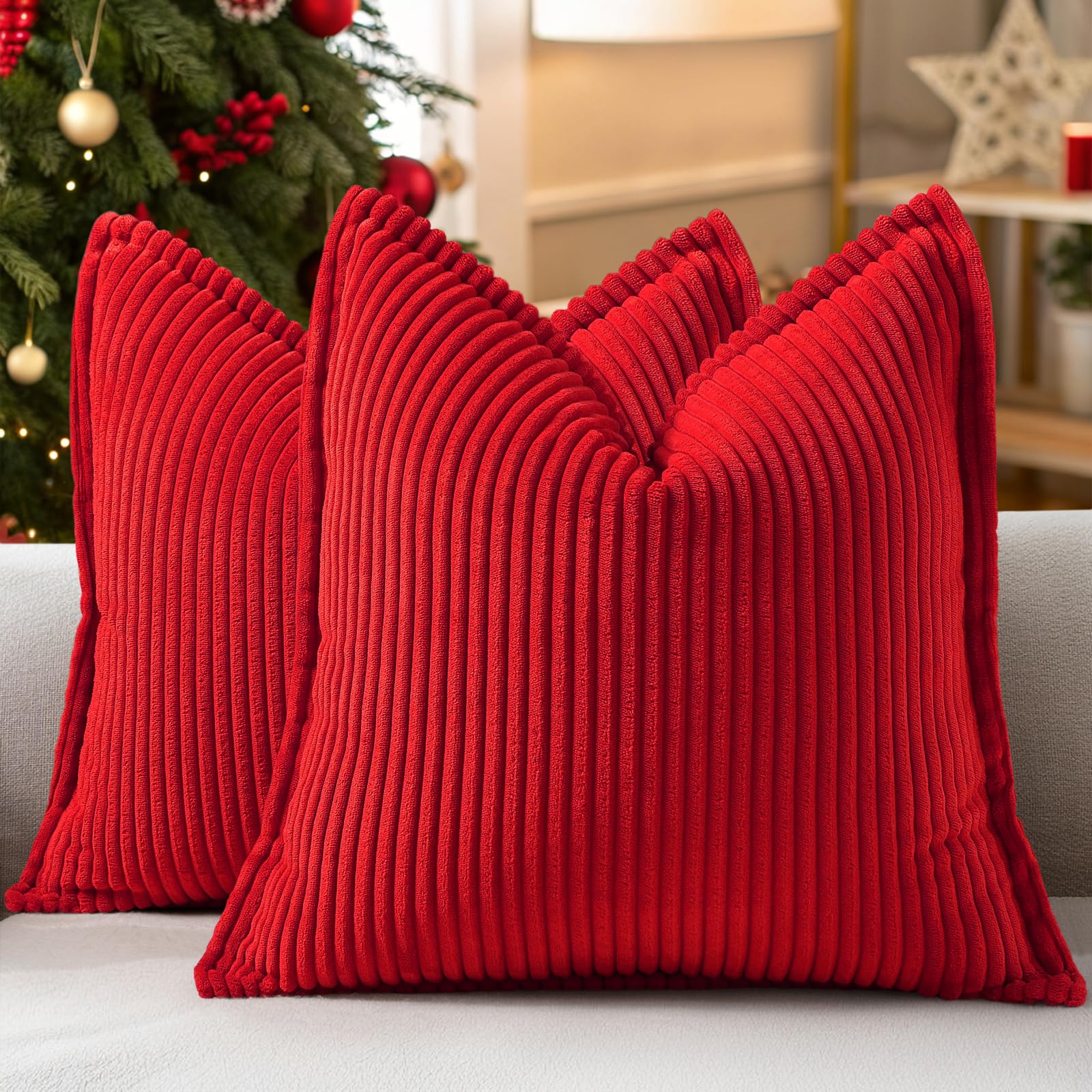 Cream White Throw Pillow Covers