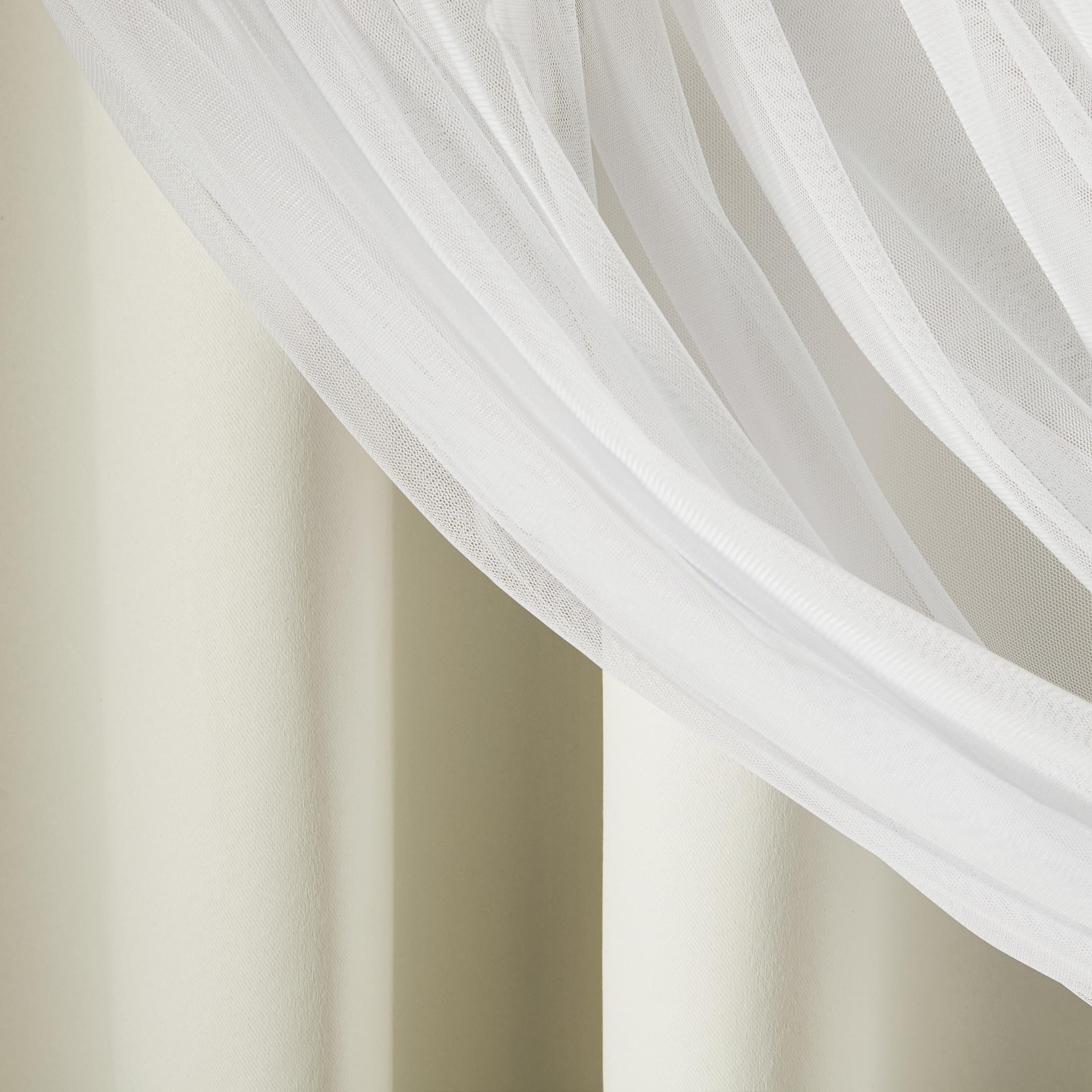 TOWN & COUNTRY LUXE Talia Double Layer Indoor Curtains, Sheer and Room Darkening Blackout, Grommet Top, Energy Efficient, 2-Pack Set, 52"x84", Rose Blush