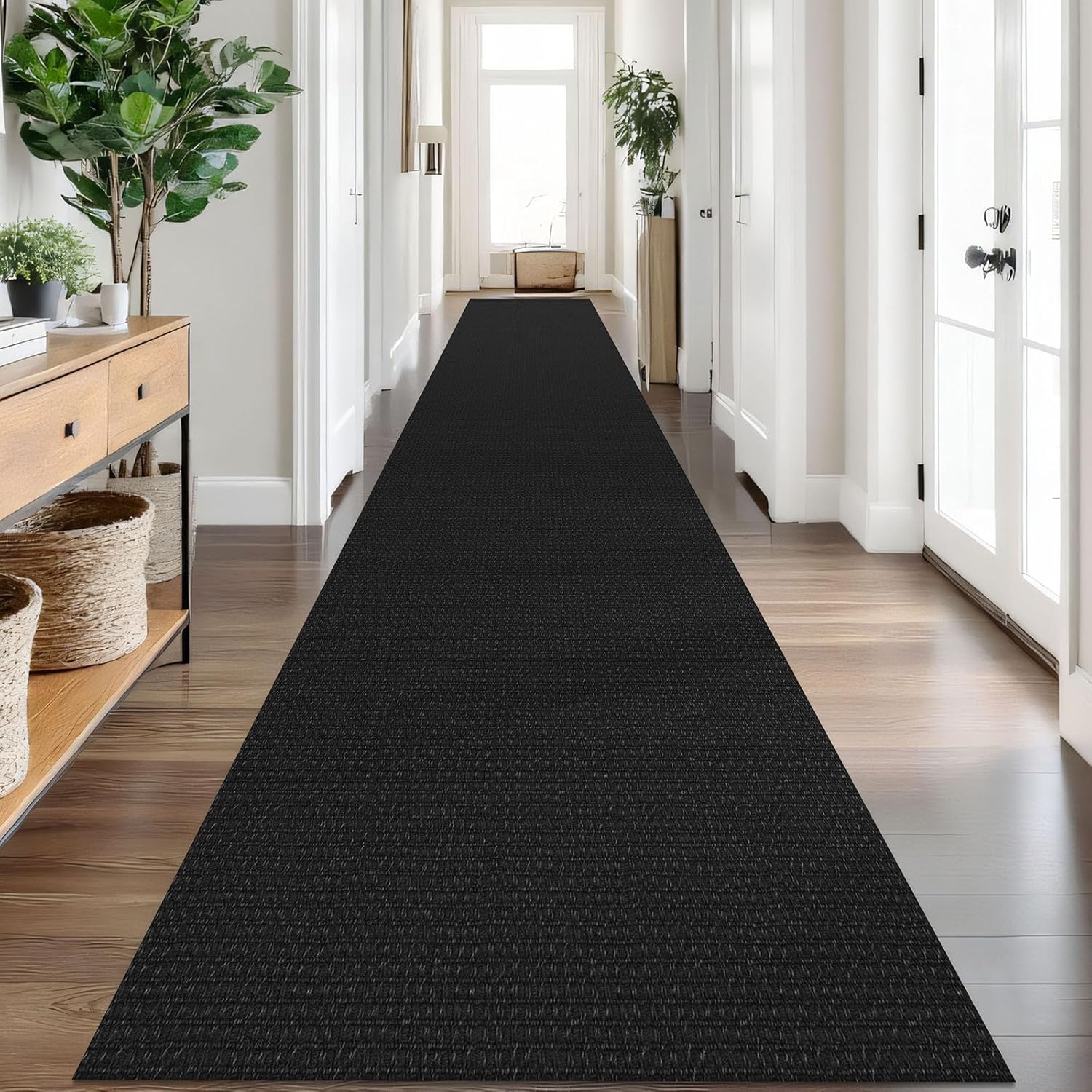IOHOUZE Small Area Rug 2x3 Washable Woven Rugs for Entryway Non Slip Rubber Backed Kitchen Rugs Indoor Outdoor Doormat Throw Rug Floor Carpet for Entrance Front Door, Orange/Tan/Brown