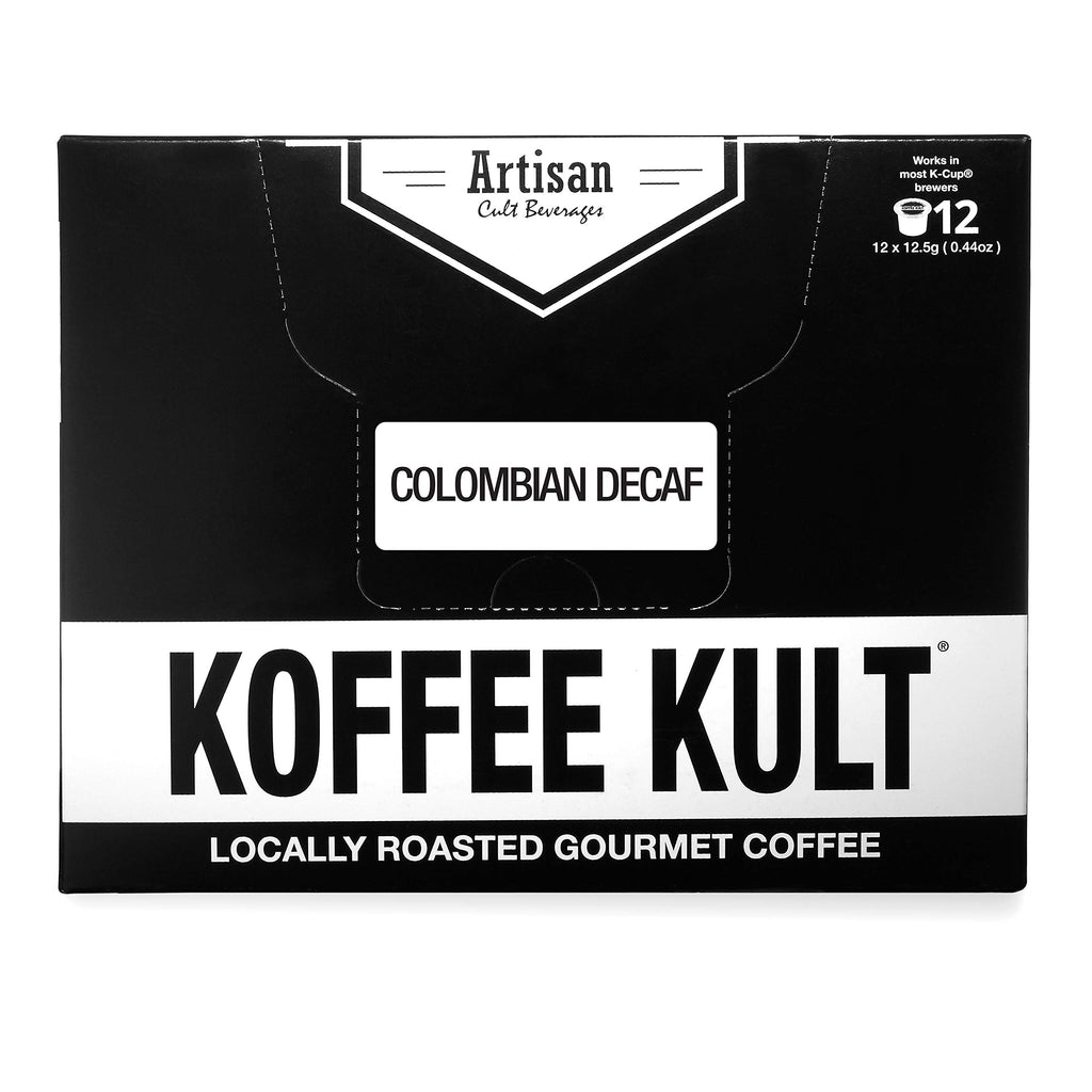 Koffee Kult Premium Dark Roast Coffee Single Serve coffee cups in pods for K-Cup 12 count