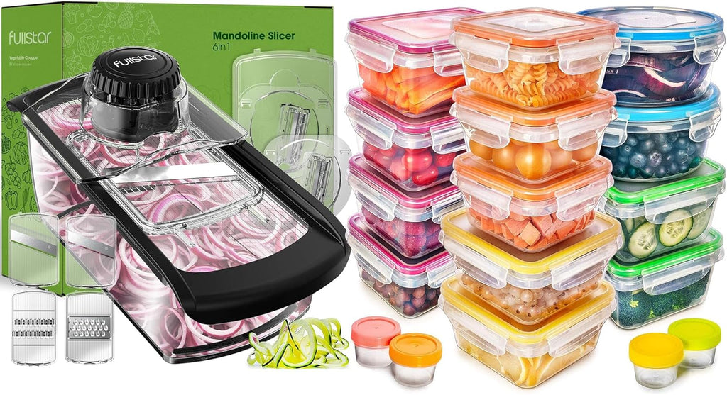 fullstar Mandoline, 34 Pack Food Container