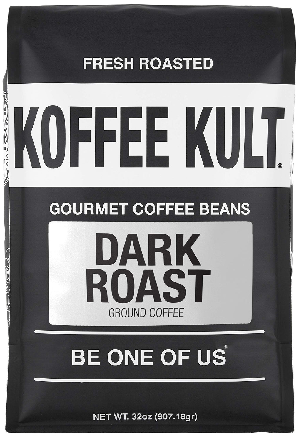 Koffee Kult Koffee Kult Medium Roast Smooth and Flavorful Ground Coffee - Perfect for a Relaxing Cup Anytime (Medium Roast, 32oz)