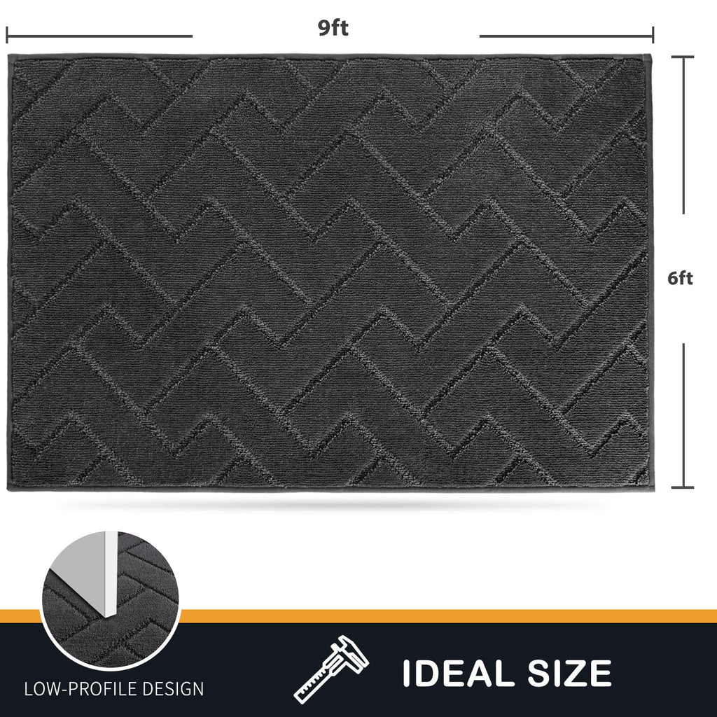 PURRUGS Dirt Trapping Door Mat 20" x 31.5", Non-Slip Machine Washable Entry Rug, Dog Doormat, Indoor Front Door Mat, Super Absorbent Entryway Rug for Muddy Shoes & Paws, Taupe