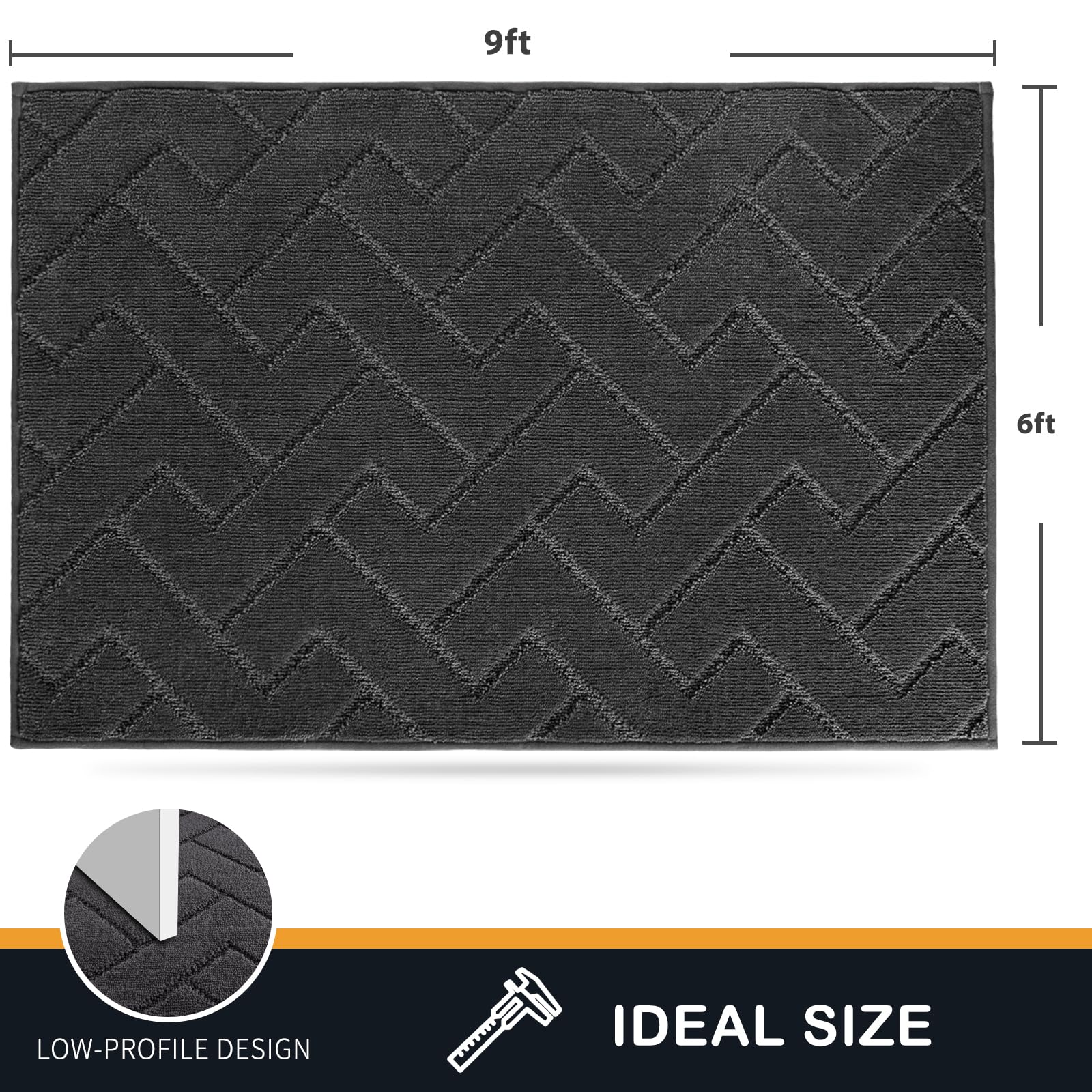 PURRUGS Dirt Trapping Door Mat 20" x 31.5", Non-Slip Machine Washable Entry Rug, Dog Doormat, Indoor Front Door Mat, Super Absorbent Entryway Rug for Muddy Shoes & Paws, Taupe
