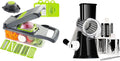 KEOUKE Vegetable Chopper Mandoline Slicer + Rotary Cheese Grater