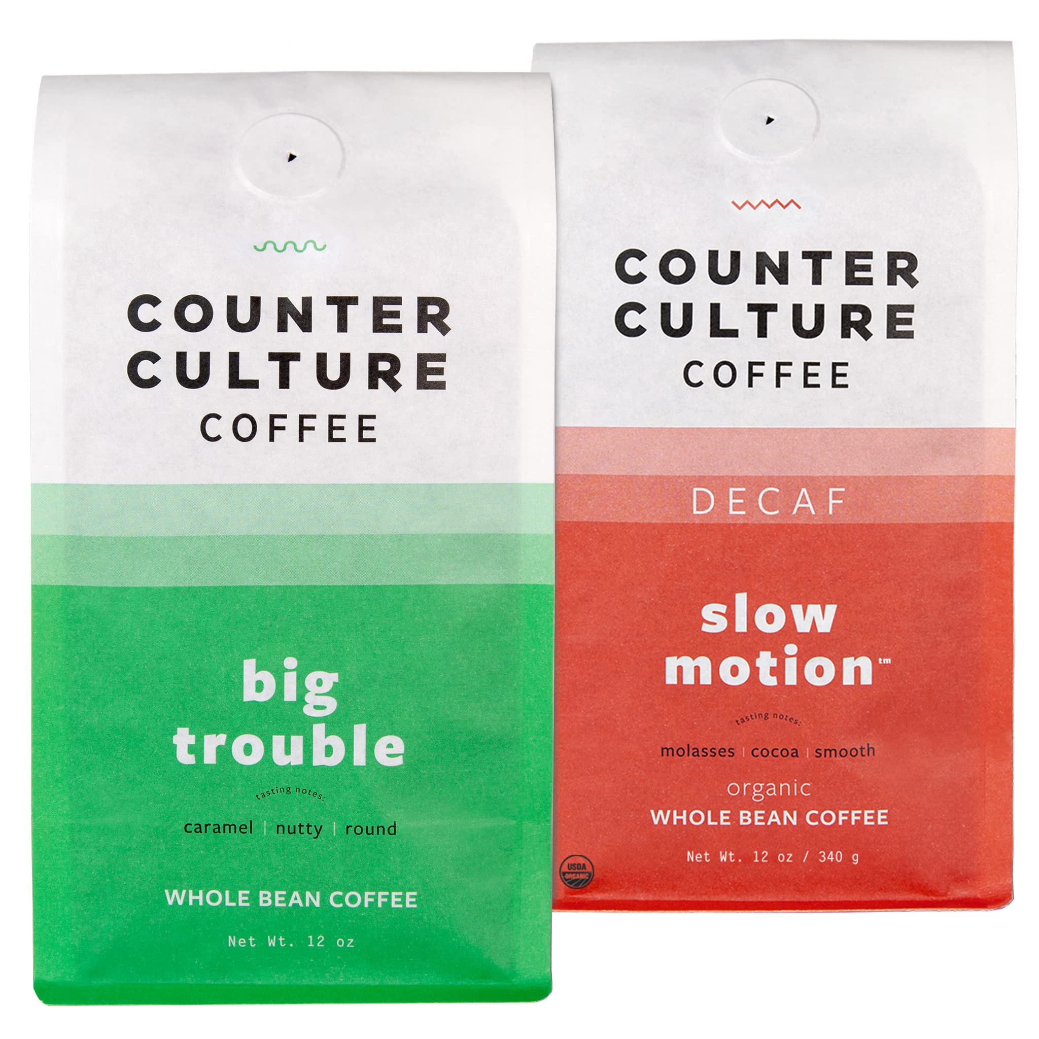 Counter Culture Coffee - Whole Bean Coffee - Freshly Roasted Coffee Beans - Premium Coffee - Multiple Flavors - One 12 Ounce Bag of Each (Fast Forward)