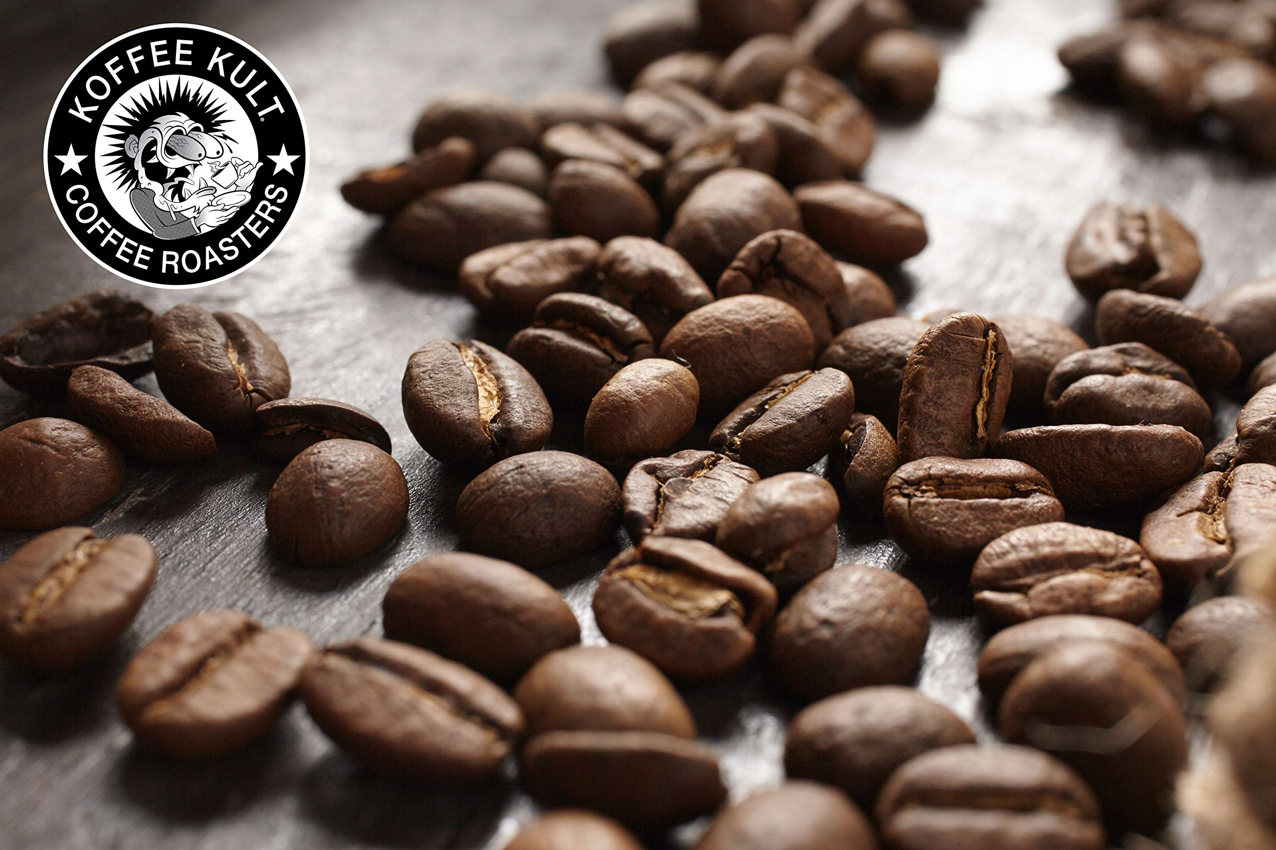 Koffee Kult Limited - Kenya Coffee Beans Whole Medium Roast - 100% Single Origin Direct Trade Arabica Beans - Fresh Artisan Roasted (Kenya, 32oz)