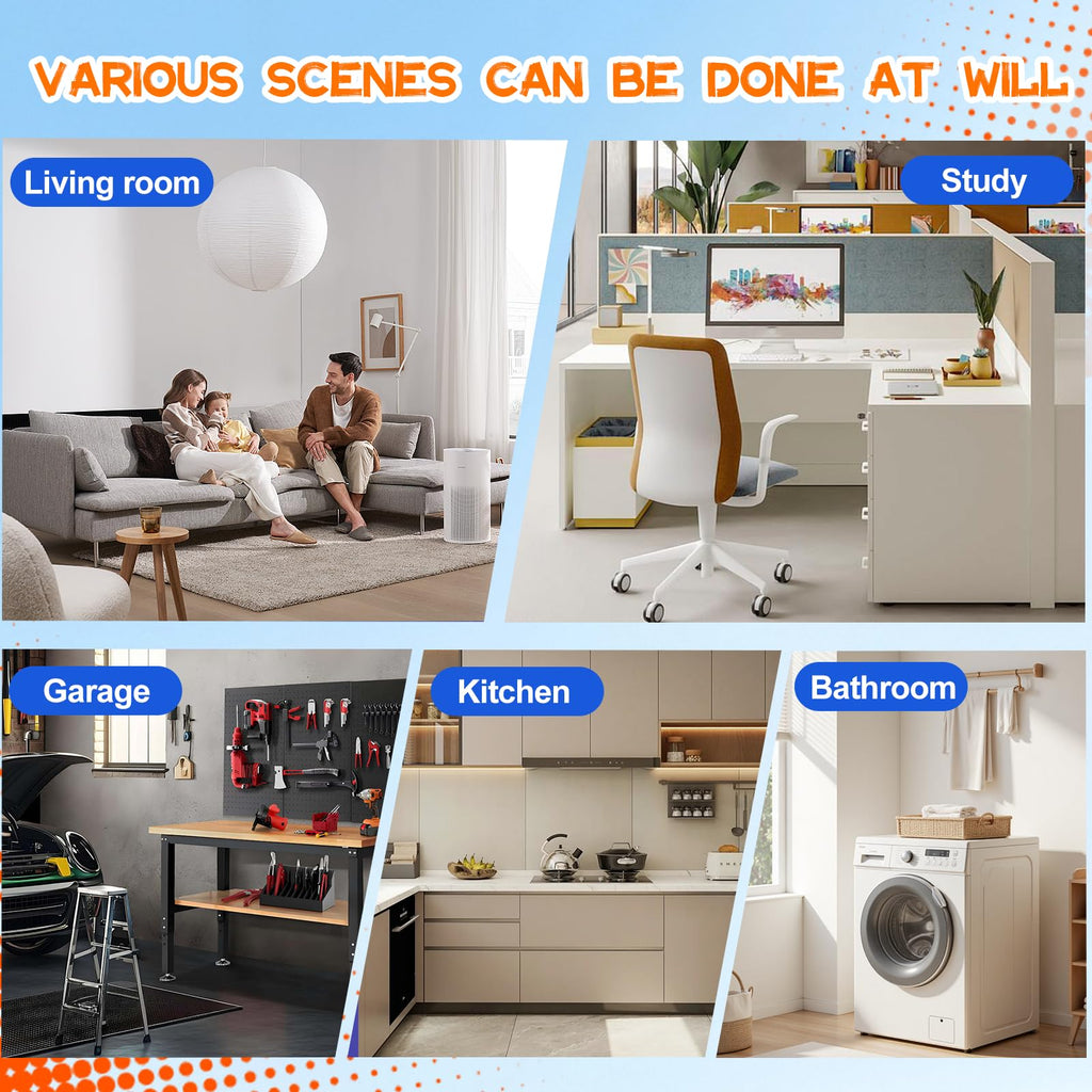 GAIOUS Metal Pantry Cabinet, Kitchen Pantry Storage Cabinets with 2 Door and 3 Adjustable Shelves, White Kitchen Pantry Cabinet, Freestanding Cupboard for Dining Room Living Room Bathroom