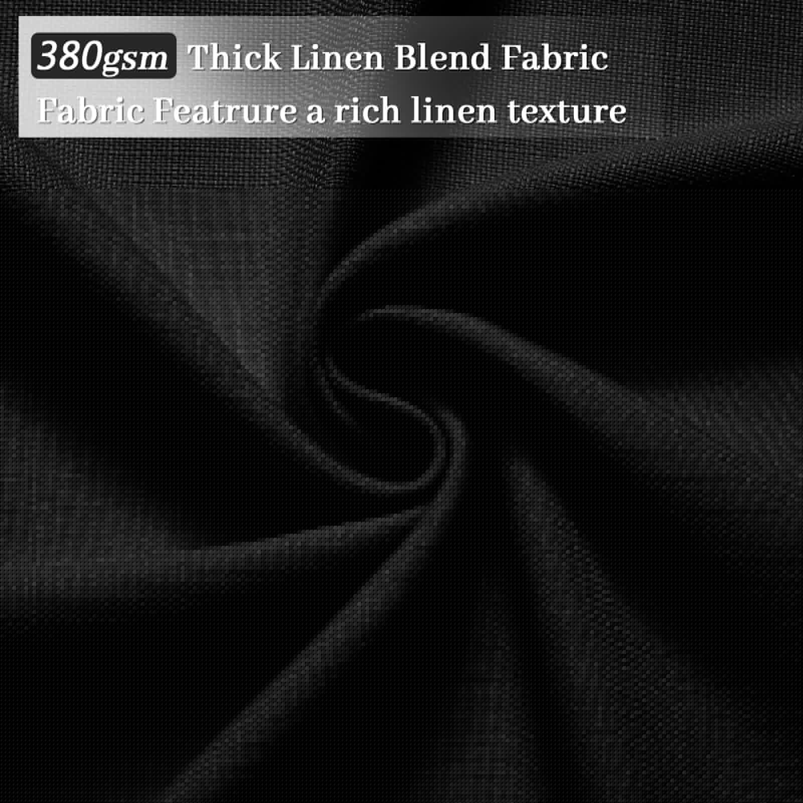 Pinch Pleated Linen Curtains 96 Inches Extra Long Olive Green Drapes, Thick Linen Light Filtering Memory Trained Pleat Curtain for Living Room and Bedroom Privacy 2 Panels Texture with Back Tab