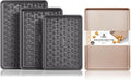 HONGBAKE Jelly Roll Pan with Diamond Texture & 3 Pack Baking Sheets with Wave Texture