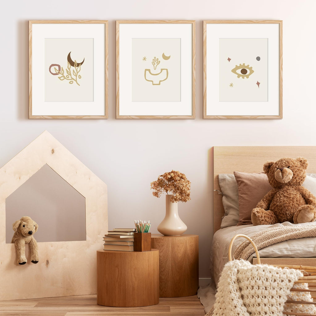 upsimples 8x10 Picture Frame Set of 5, Display Pictures 5x7 with Mat or 8 x 10 Without, Wall Gallery Photo Frames, Black