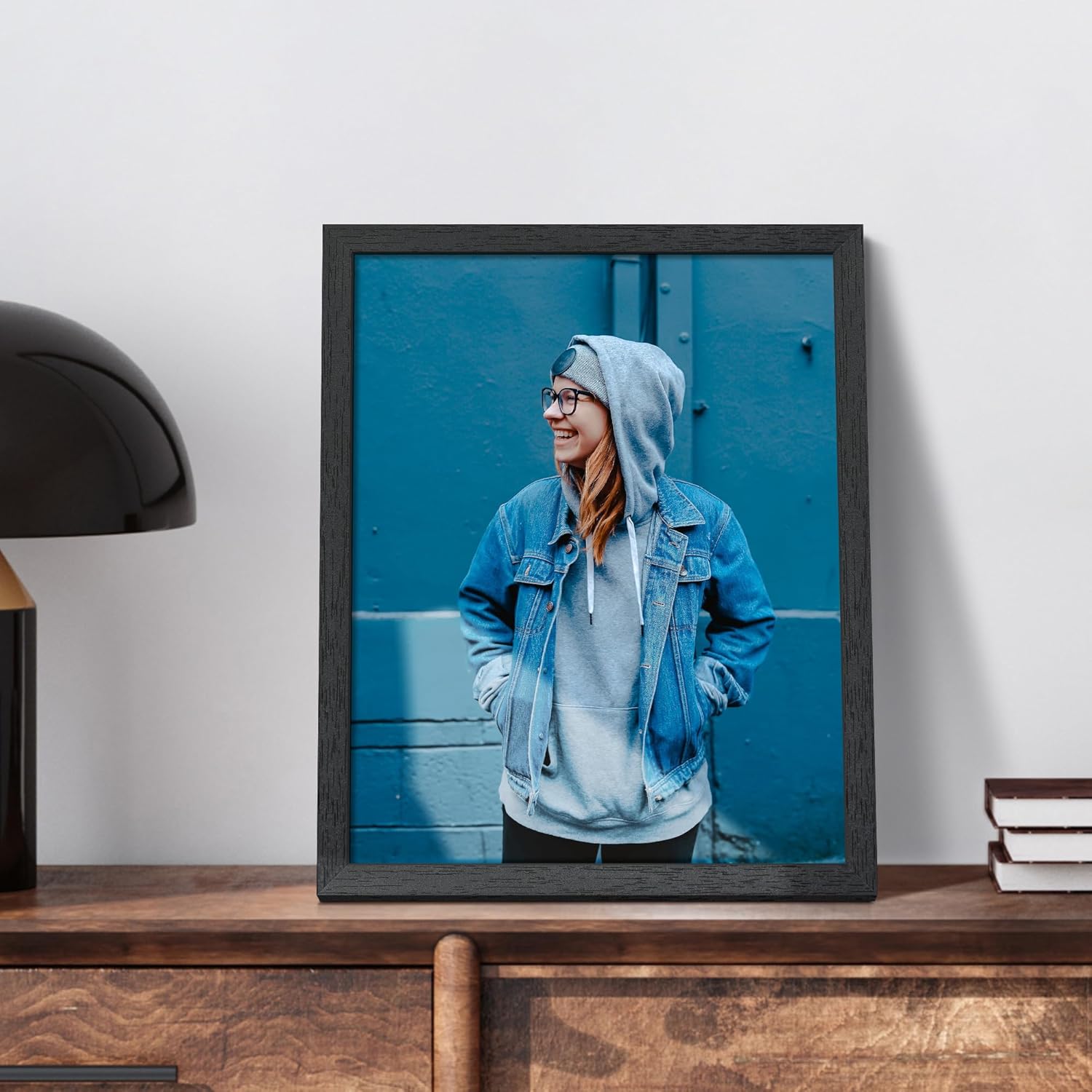 upsimples 11x14 Picture Frame, Wall Gallery Photo Frames with Engineered Wood, Black 1 Pack