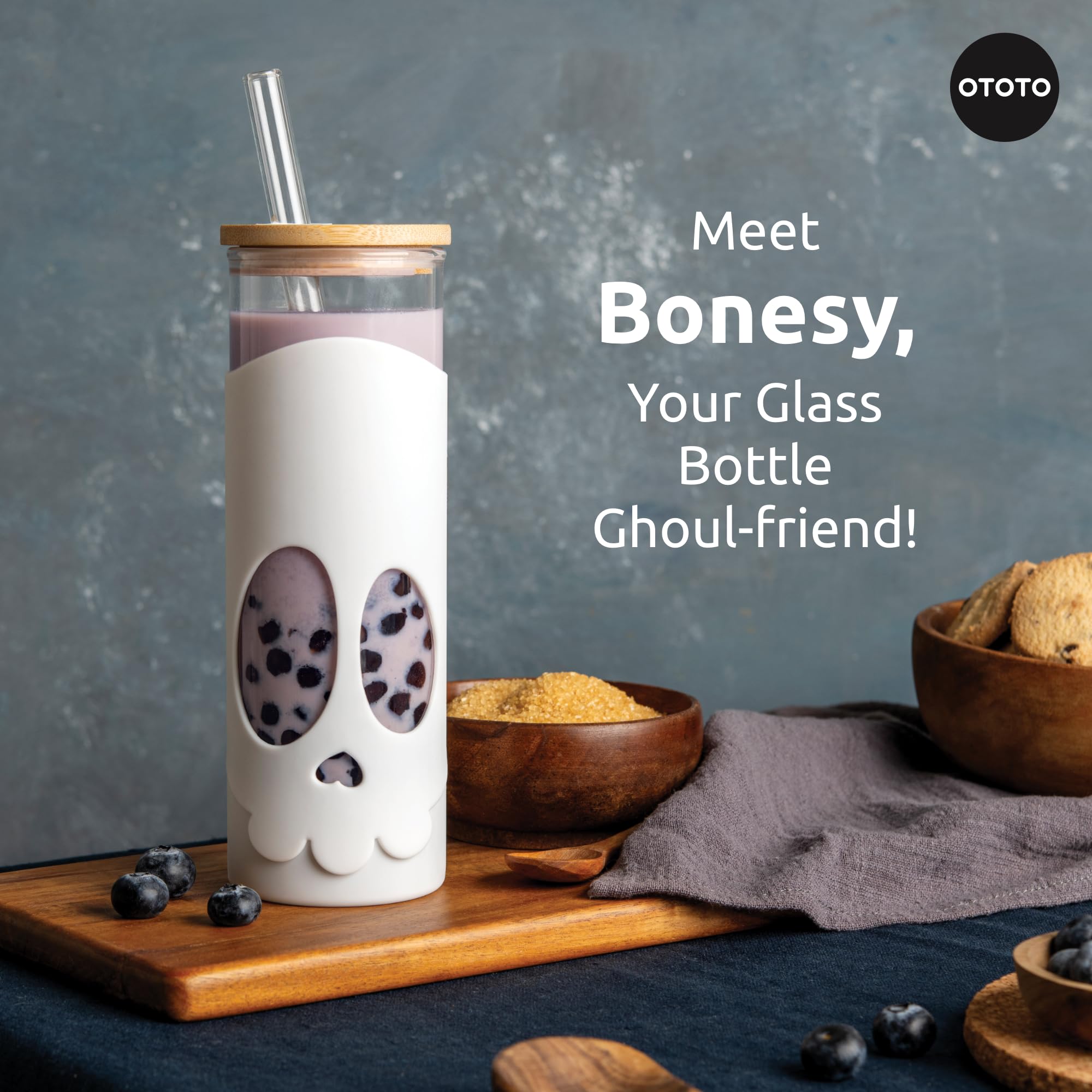 OTOTO Spooky Bootle - Halloween, Halloween Tumbler, Accessories, Insulated Water Bottle, Stainless Steel, Cute Water Bottle, Leak Proof Water Bottles, Spooky, Witchy, Goth Gifts, 18oz.