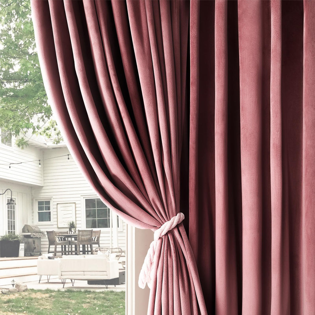 Topfinel Olive Green Velvet Curtains 84 Inches Long for Living Room,Blackout Thermal Insulated Curtains for Bedroom,Back Tab Modern Window Treatment for Living Room,52x84 Inch Length,Olive Green