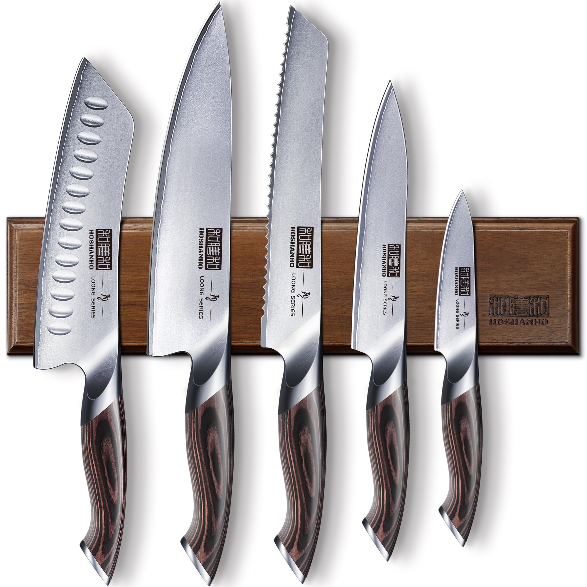 HOSHANHO 3.75 inch Paring Knife, Japanese High Carbon Stainless Steel Small Kitchen Knives, Ultra Sharp Fruit Knife with Ergonomic Pakkawood Handle