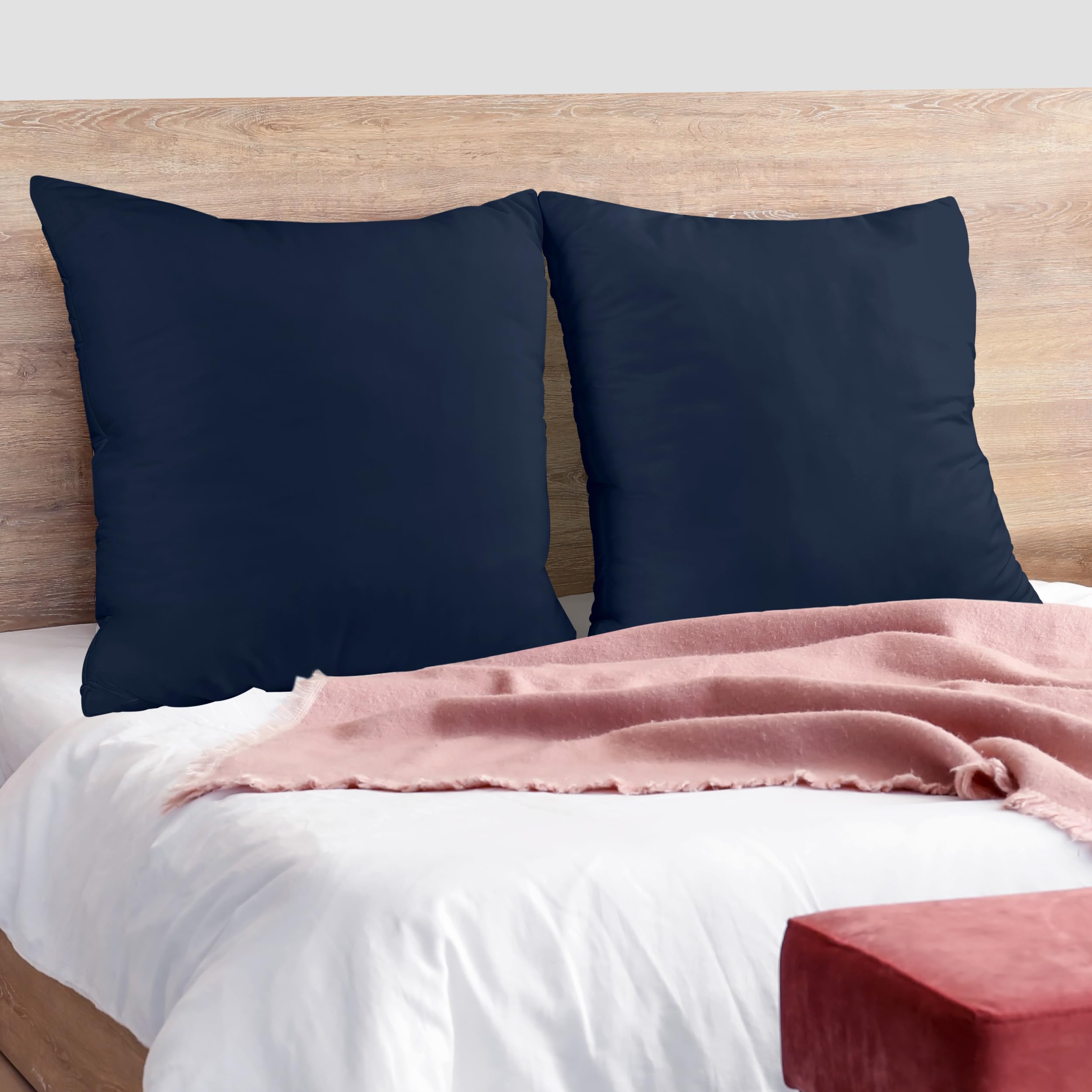 Utopia Bedding 18x18 Pillow Inserts, Set of 2, White – Indoor Decorative Throw Pillows for Bed, Sofa & Couch – Soft, Supportive & Fluffy Cushion Inserts