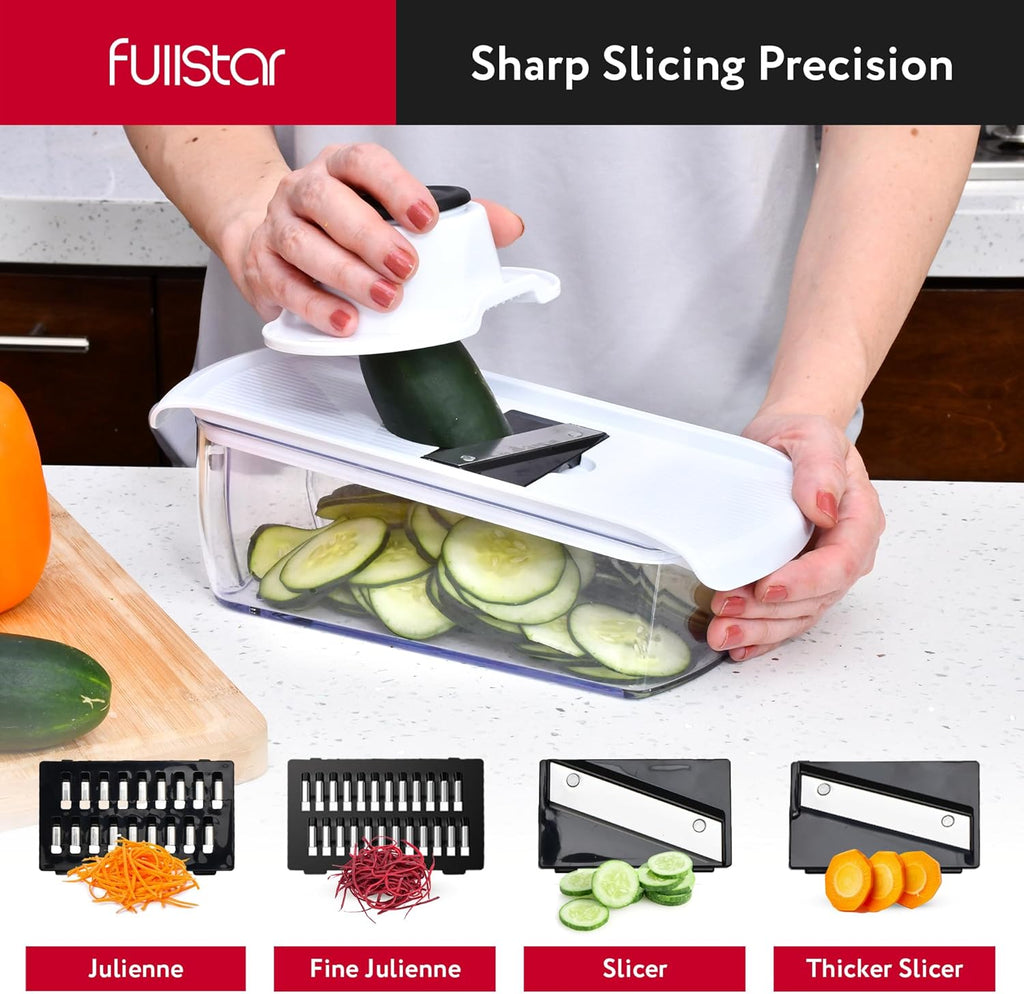 fullstar Bundle: Compact Chopper and 2 Silicone Lids