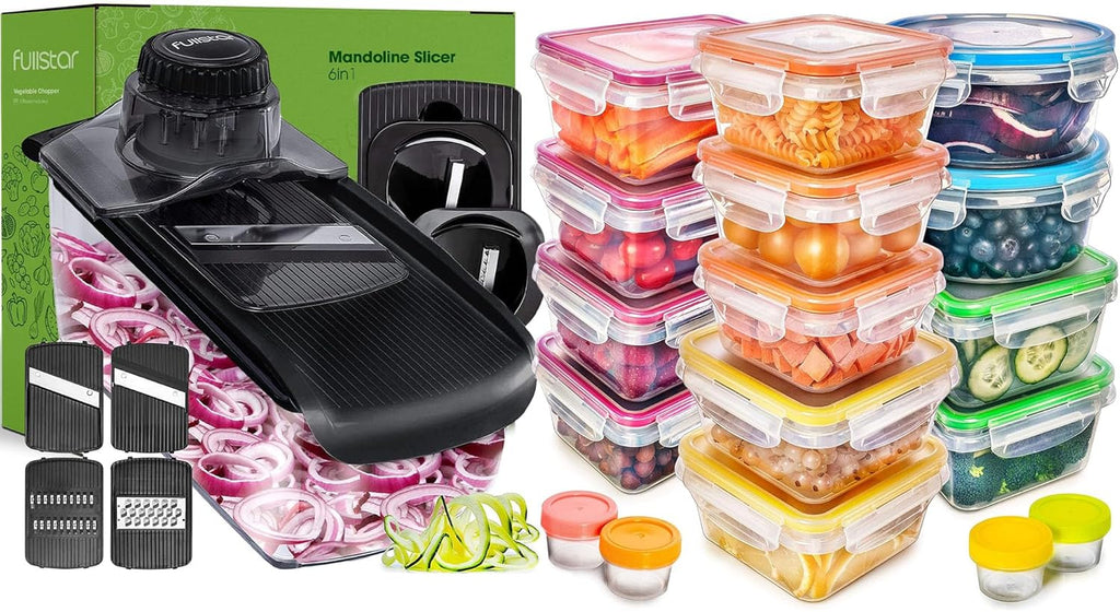fullstar Mandoline And 34 Pack Food Container