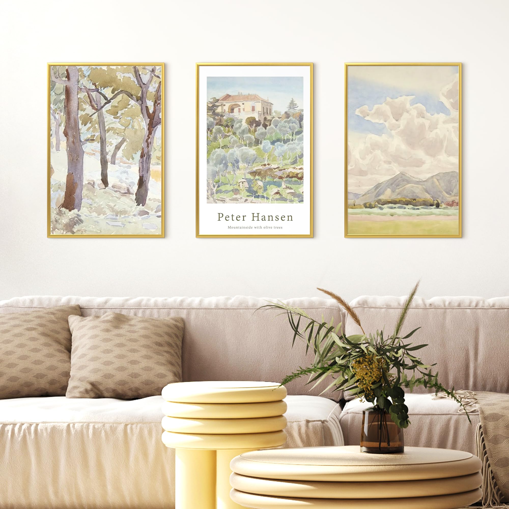 upsimples 12x16 Picture Frame Black 3 Pack, Scratch-Proof Poster Frames 12 x 16 for Photo Gallery - Slide-In Strips, Horizontal or Vertical Wall Mounting