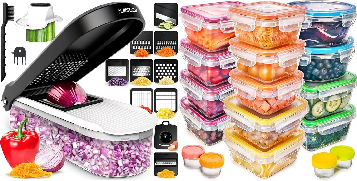 fullstar 34 Pack Food Container + Chopper
