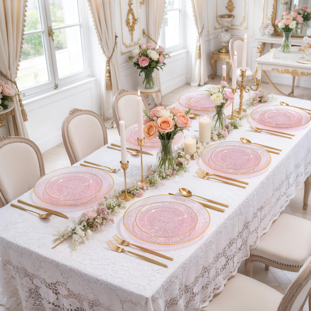 DaYammi 60Pcs Sage Green Plastic Plates with Gold Rim,Disposable Plates Set Includes 30 Dinner Plate & 30 Salad Plate,Fancy Green Party Plates with Radial Texture for Party Wedding Dinner