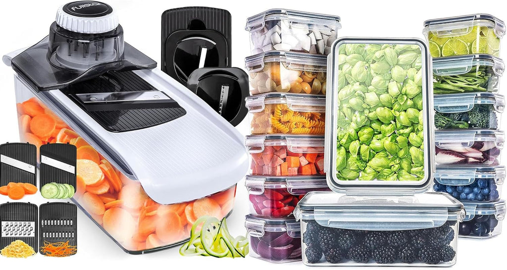 fullstar Mandoline with 28 Pack Food Container