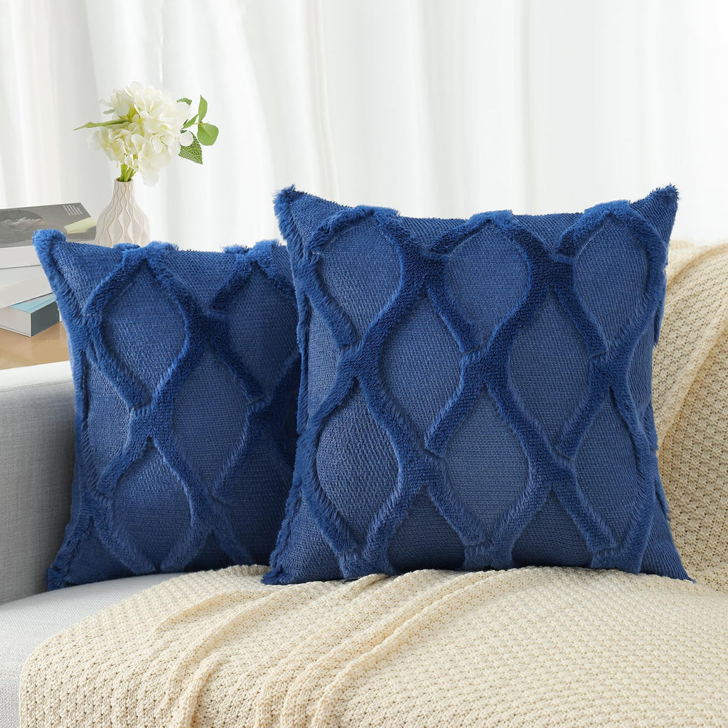 Faux Fur Throw Pillow Covers
