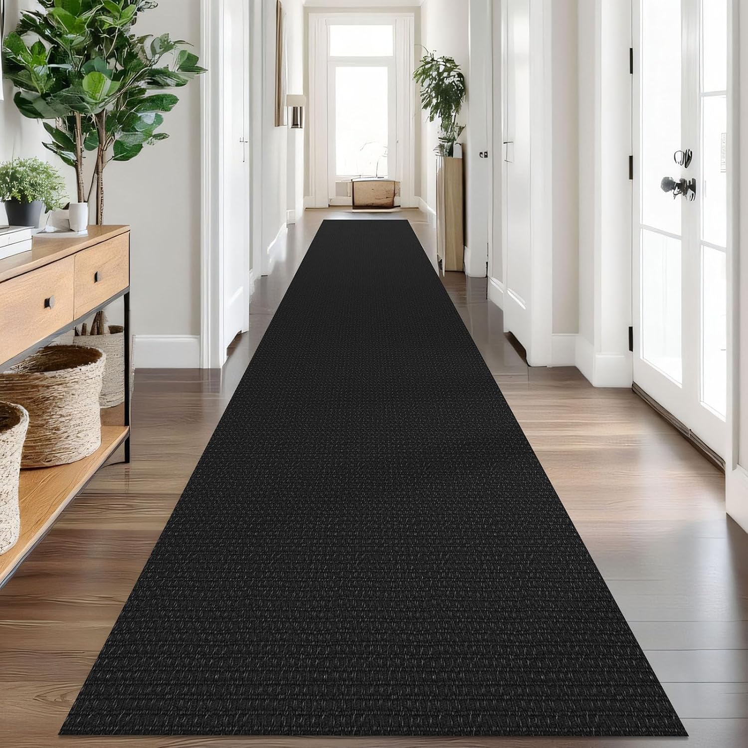 IOHOUZE Small Area Rug 2x3 Washable Woven Rugs for Entryway Non Slip Rubber Backed Kitchen Rugs Indoor Outdoor Doormat Throw Rug Floor Carpet for Entrance Front Door, Orange/Tan/Brown