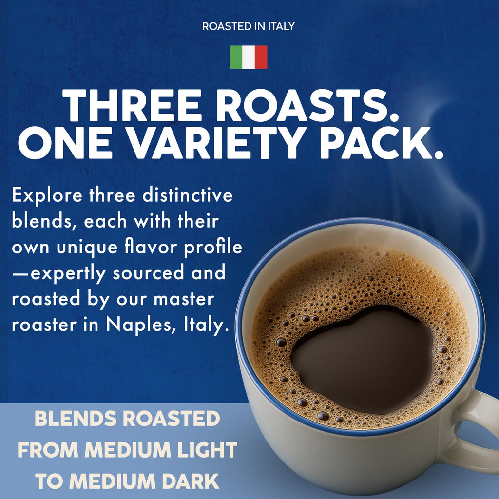 Caffè Borbone Italian Roast Coffee (60 Count) – Medium Dark Roast, Arabica & Robusta Blend, Roasted in Italy for a Bold, Smooth Taste – Single Serve Coffee Pods Compatible with K-Cup Brewers